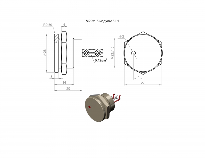     22 L1 SN - W - 12 R